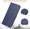Samsung Galaxy A53 5G Handyhülle Blau Leder Tasche Flipcase Produktbild-Vorschau 5