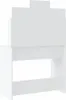 Tavolino con luci LED bianco 96x40x142 cm Anteprima dell’immagine prodotto 5