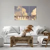Bild auf Leinwand - Leinwandbild - Wolken Brücke Vögel Produktbild-Vorschau 6