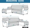 Topchances L Shape Sofa Covers, vodoodpudivý protiskluzový Náhled obrázku produktu 5