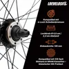 Laufrad Hinterrad 29" MTB schwarz für Schraubkranz 7/8-fach Produktbild-Vorschau 2