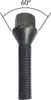 10x Radschraube M14x1,25 Kegelbund 60° schwarz 60 mm | Produktbild-Vorschau 3