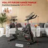 Heimtrainer Fahrrad mit App, Advamsoler Leises Ergometer Produktbild-Vorschau 4