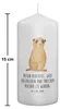 Mr. & Mrs. Panda Kerze Erdmännchen 15 x 7 cm - Weiß - Produktbild-Vorschau 2