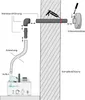 Diagram showing the installation of a salt nebulizer system for a steam bath or sauna. Produktbild-Vorschau