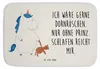 Mr. & Mrs. Panda Badematte Einhorn Teddy - Weiß - Geschenk, Produktbild-Vorschau 1