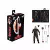 A collage of images showing a Friday the 13th action figure, its packaging, and accessories. Produktbild-Vorschau