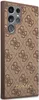 A close-up view of a smartphone case with a repeating Guess logo pattern. Produktbild-Vorschau