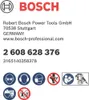 Bosch product information and safety symbols. Produktbild-Vorschau