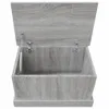 vidaXL Truhe Grau Sonoma 50x30x28 cm Holzwerkstoff Produktbild-Vorschau 7