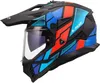 LS2 Endurohelm MX702 Pioneer II, zwart, rood, blauw, maat Productafbeelding-voorbeeld 10