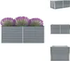 vidaXL Podwyższona grządka 160 x 80 x 45 cm Stal ocynkowana Podgląd zdjęcia produktu 1