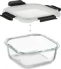 Contenitori in vetro Relaxdays con coperchio, set da 12 Anteprima dell’immagine prodotto 6