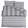 vidaXL Bettwäsche-Set Grau 240x220 cm Baumwolle Produktbild-Vorschau 1