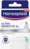Hansaplast Ultra Sensitive Pansement 5x7,2 cm XL 5 pces Voir les images du produit 1