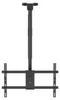 A black ceiling mount for a television, shown against a white background. Anteprima dell’immagine prodotto