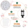 COSTWAY Renne à LED avec traîneau, décoration de Noël, Voir les images du produit 5