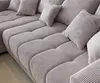 DELIFE Ecksofa Josea 300x220 cm Cord Silbergrau Ottomane Produktbild-Vorschau 5