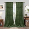 2er Set Samtvorhang Kräuselband 132x213cm Prägemuster Produktbild-Vorschau 5