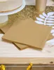 20 tovaglioli di carta dorati 33 x 33 cm - taglia unica Anteprima dell’immagine prodotto 2