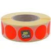 1000 Thermoetiketten 20mm rund rot Produktbild-Vorschau 3