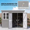 Outsunny Metall Gerätehaus 4,13 m² Geräteschuppen mit Produktbild-Vorschau 7