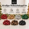 Baubles natalizi in plastica infrangibile - set di 46, oro Anteprima dell’immagine prodotto 2