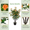 COSTWAY albero di camelia artificiale 100cm, palma Anteprima dell’immagine prodotto 4