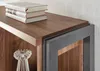 Sekretär "Auburn" Eiche grau Schreibtisch mit Stauraum 90 x Produktbild-Vorschau 4