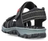 Rieker Wildebuk Damenschuhe Sandalen Flach Blau Freizeit Productafbeelding-voorbeeld 24