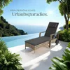 tectake Rattan Sonnenliege mit Rollen - Hochwertiges Produktbild-Vorschau 7