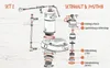 An exploded view diagram showing parts of a coffee machine group head and related seals. Produktbild-Vorschau