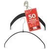 MAWA Kleiderbügel, 50er-Set, rutschfest, 40 cm, Schwarz, Produktbild-Vorschau 1