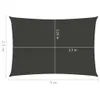 The Living Store Sonnensegel 160 g/m² Anthrazit 2,5x3 m Produktbild-Vorschau 6
