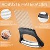 AVANA Zwiebelschneider Halter aus Edelstahl Zwiebelhalter Produktbild-Vorschau 5