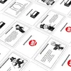 A collection of Monopoly-style cards, likely from a city edition, laid out on a white background. Produktbild-Vorschau