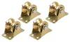 4x Umlenkrollen Für Seile V-Nut Rollenrad Umlenkrolle Produktbild-Vorschau 1