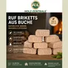RUF BRIKETTS, 100% Buche – 1920 kg Hartholzbriketts (10 kg Produktbild-Vorschau 2