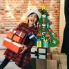 Albero di Natale in feltro da parete per bambini, con 26 Anteprima dell’immagine prodotto 7