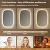 S'AFIELINA 70×45 cm miroir mural LED - miroir de salle de Voir les images du produit 4