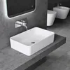 doporro Lavabo Vasque à Poser Solid Surface Rectangulaire Voir les images du produit 1