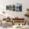Bild auf Leinwand - Leinwandbild - 5 Teile - See Landschaft Produktbild-Vorschau 7
