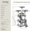 TecTake 400481, Šedá Náhled obrázku produktu 7
