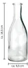 Glasflasche "Bottle groß" 6,5 x 18,5cm – Dekovase Klar 12 Produktbild-Vorschau 3