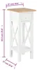 vidaXL Boční stolek bílý 27 x 27 x 65,5 cm Dřevo Náhled obrázku produktu 7