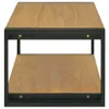 vidaXL Wand-Badregal 110x45x35 cm Massivholz Teak Produktbild-Vorschau 2