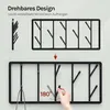 WOLTU Wandgarderobe, mit 8 drehbaren Garderobenhaken, aus Produktbild-Vorschau 4