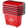 VEVOR Einkaufskörbe, 6 Stück, 39 l Einkaufswagen mit Produktbild-Vorschau 1