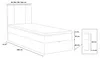 MR GROUP Boxspringbett NAPOLI 100x200cm Kinderbett, Produktbild-Vorschau 7