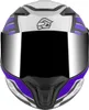 FC-Moto FF130SV Casco Cavion, nero opaco/lilla, S Anteprima dell’immagine prodotto 4